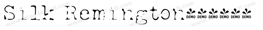 Silk Remington字体转换